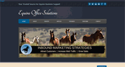 Desktop Screenshot of equineofficesolutions.com