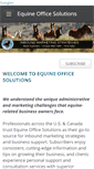 Mobile Screenshot of equineofficesolutions.com